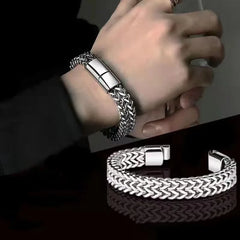 Magnetic Double Steel Bracelet