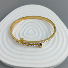 Premium Zircon Gold-plated Bracelet