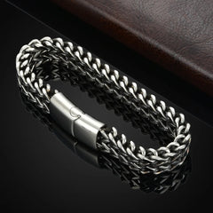 Magnetic Double Steel Bracelet
