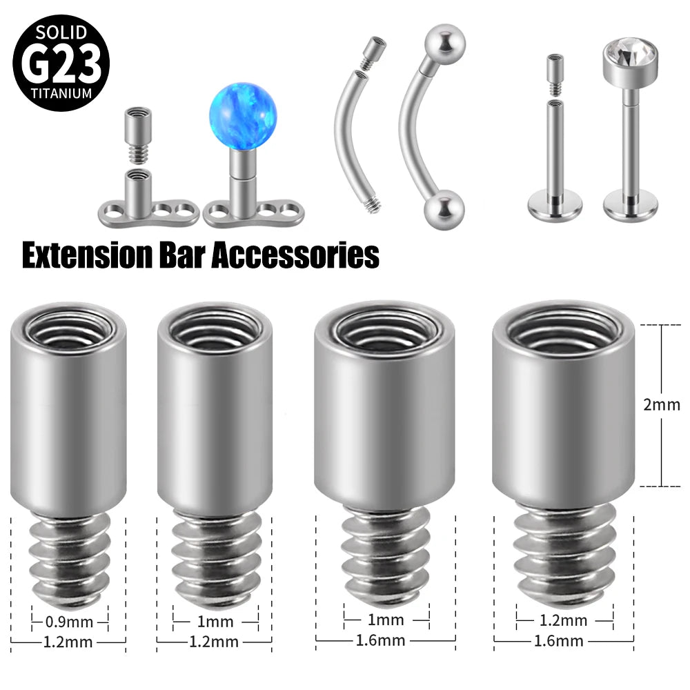 12-Piece Surgical Steel Piercing Set – Multi-Color Ear, Nose & Body Jewelry
