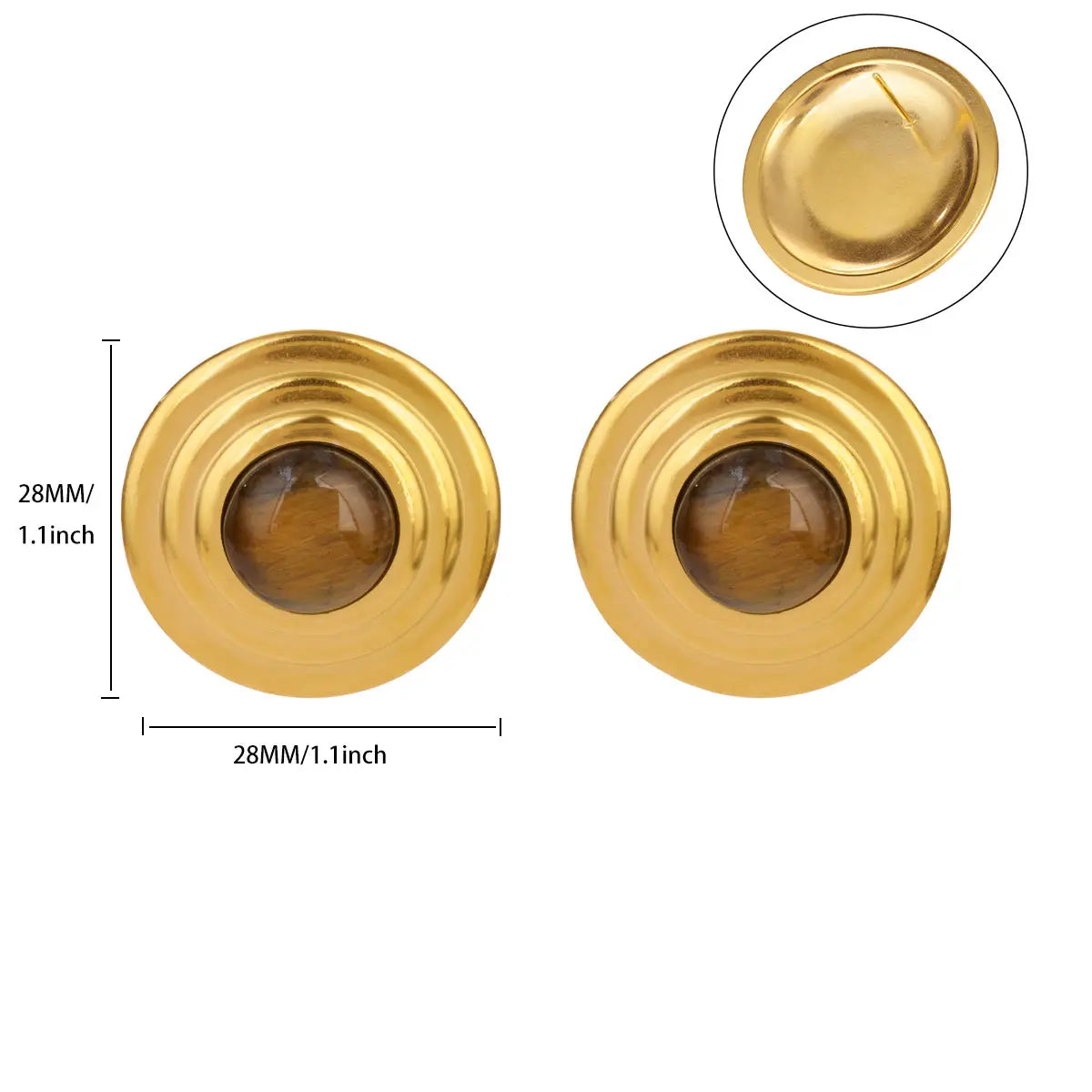 Elegant Gold Plated Earrings