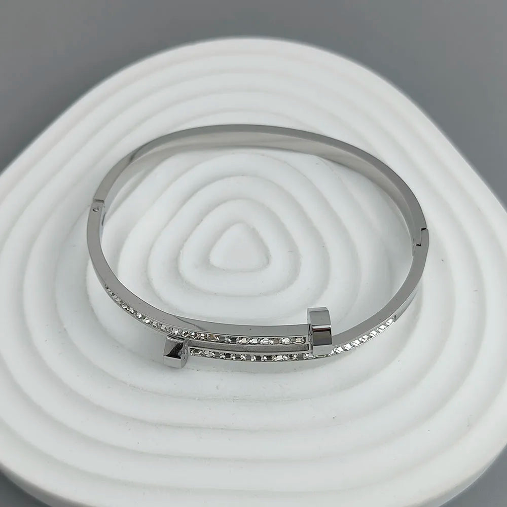 Premium Zircon Gold-plated Bracelet