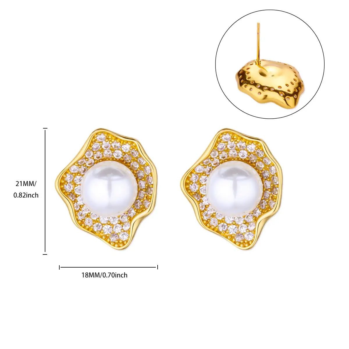 Elegant Gold Plated Earrings