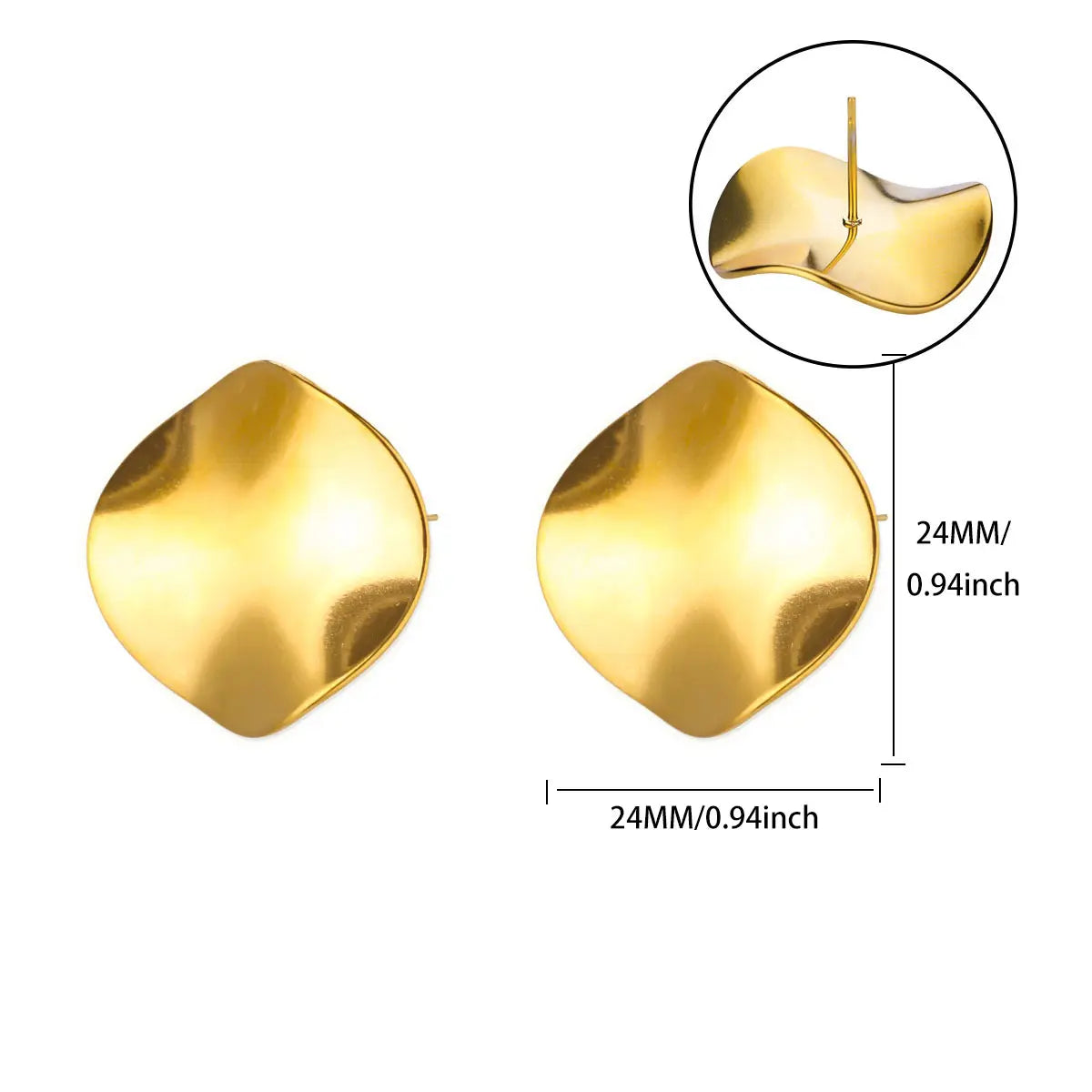 Elegant Gold Plated Earrings