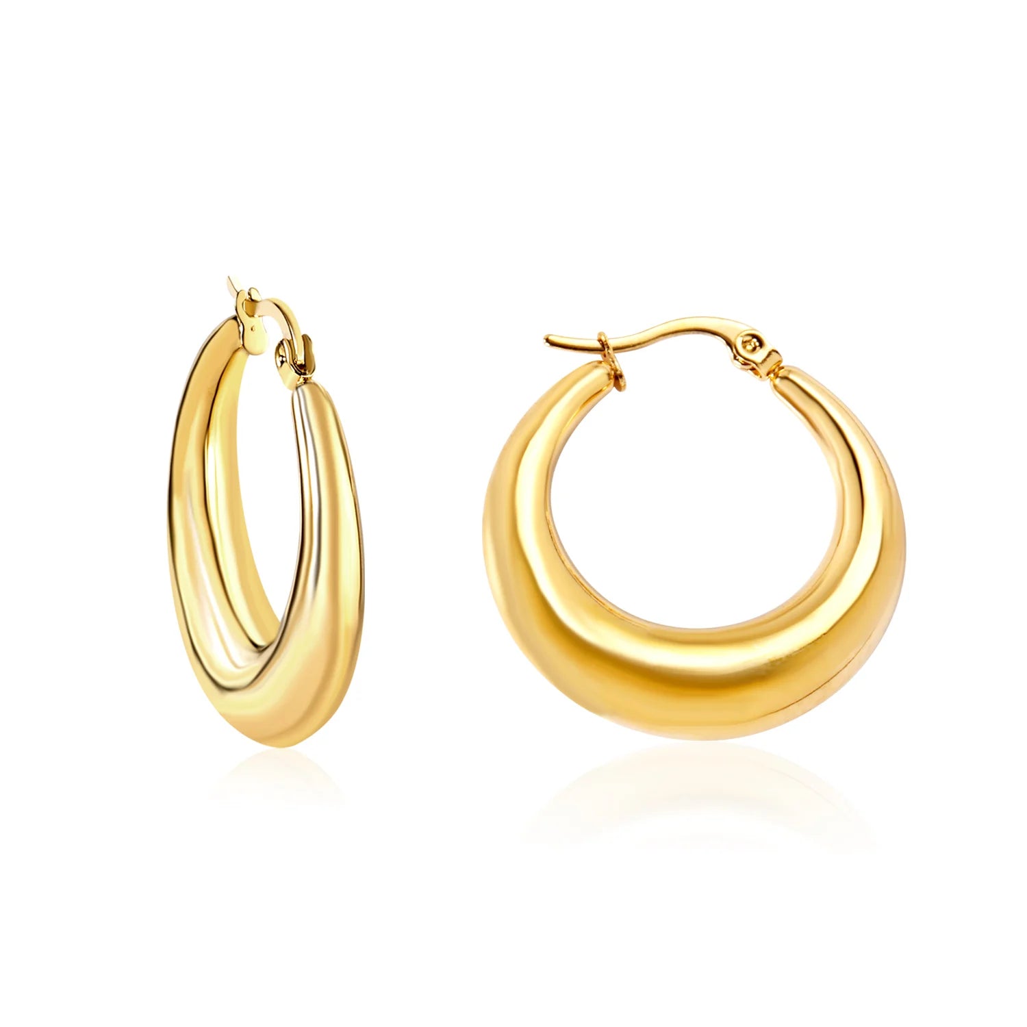 Luxury Vintage Square Hoop Earrings