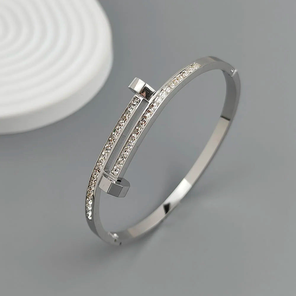 Premium Zircon Gold-plated Bracelet