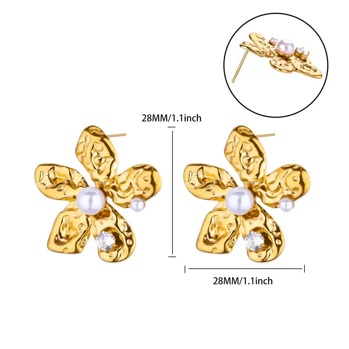 Elegant Gold Plated Earrings