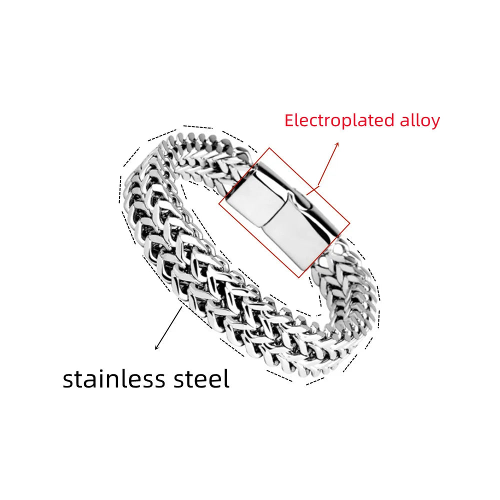 Magnetic Double Steel Bracelet