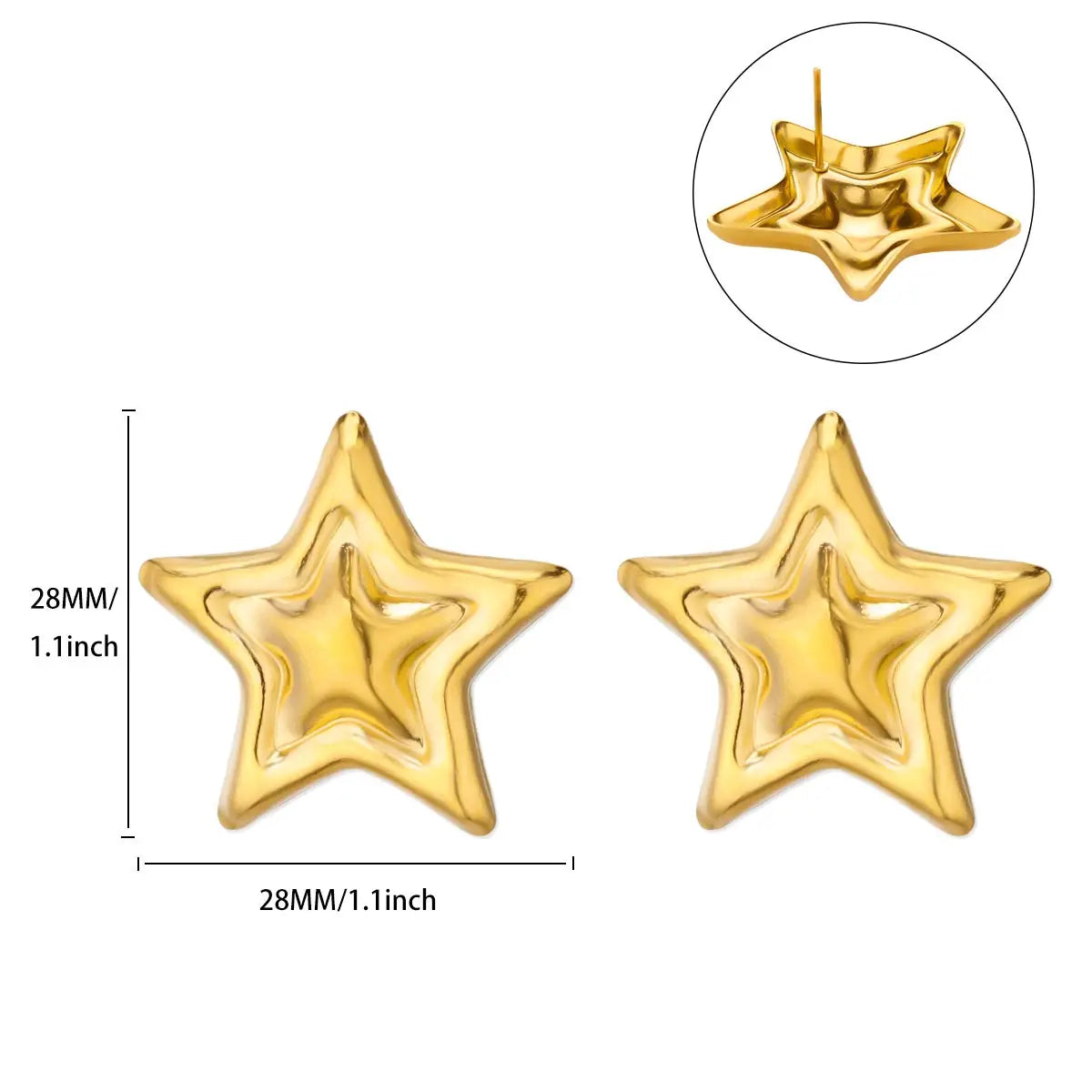 Elegant Gold Plated Earrings