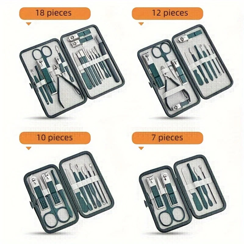 Nail Care Tool Set – Precision Clipping &amp Trimming Stainless Steel Manicure