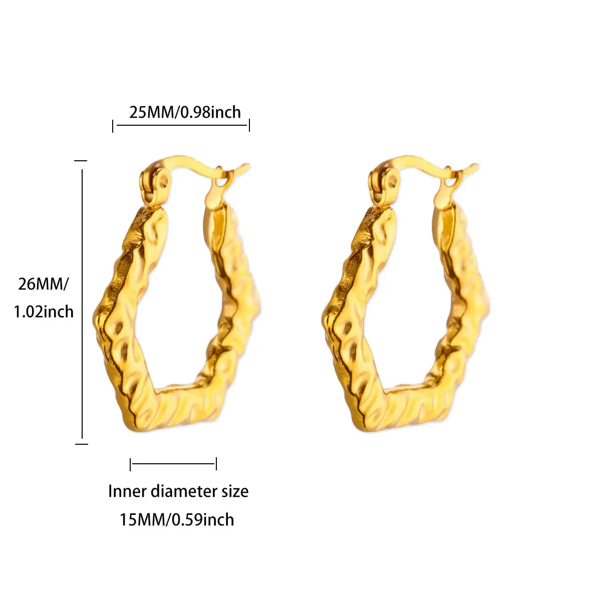 Elegant Gold Plated Earrings