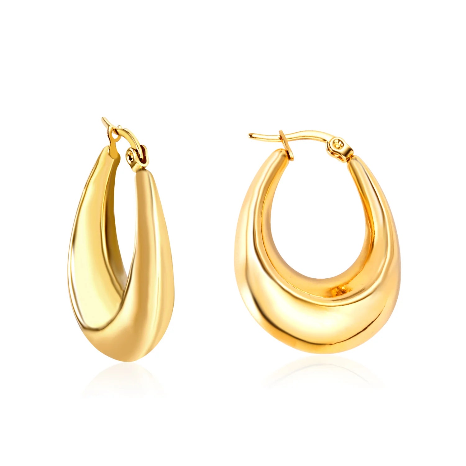 Luxury Vintage Square Hoop Earrings