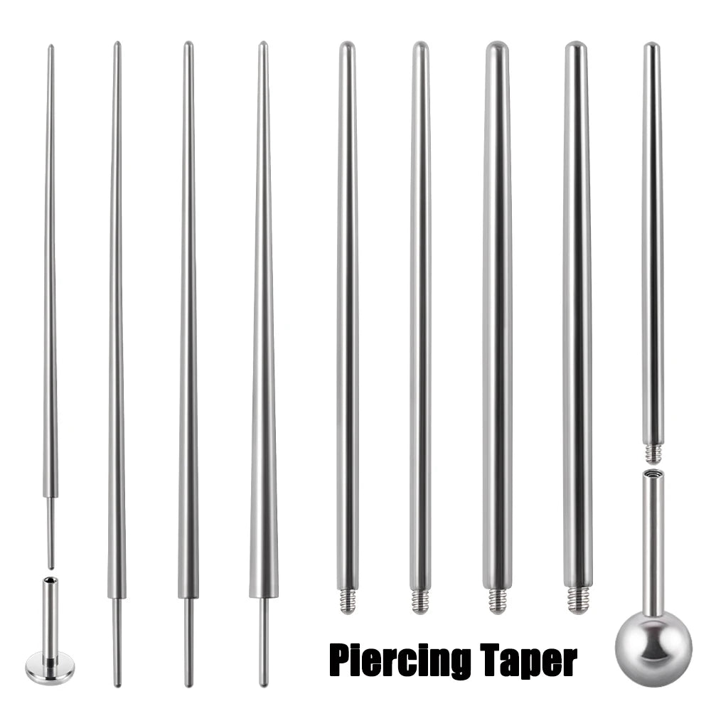 12-Piece Surgical Steel Piercing Set – Multi-Color Ear, Nose & Body Jewelry