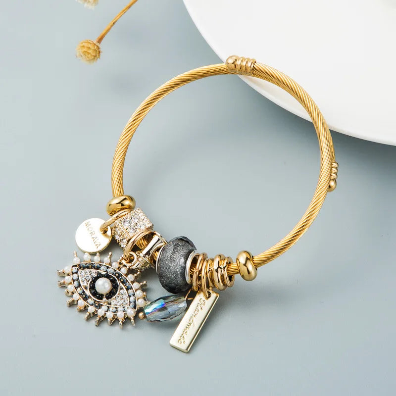 Luxury Evil Eye Beaded Bracelet