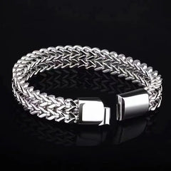 Luxury Magnetic Stainless Steel Bracelet – Couple Adjustable Jewelry