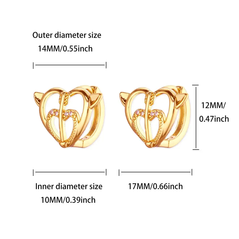 Elegant Gold Plated Earrings