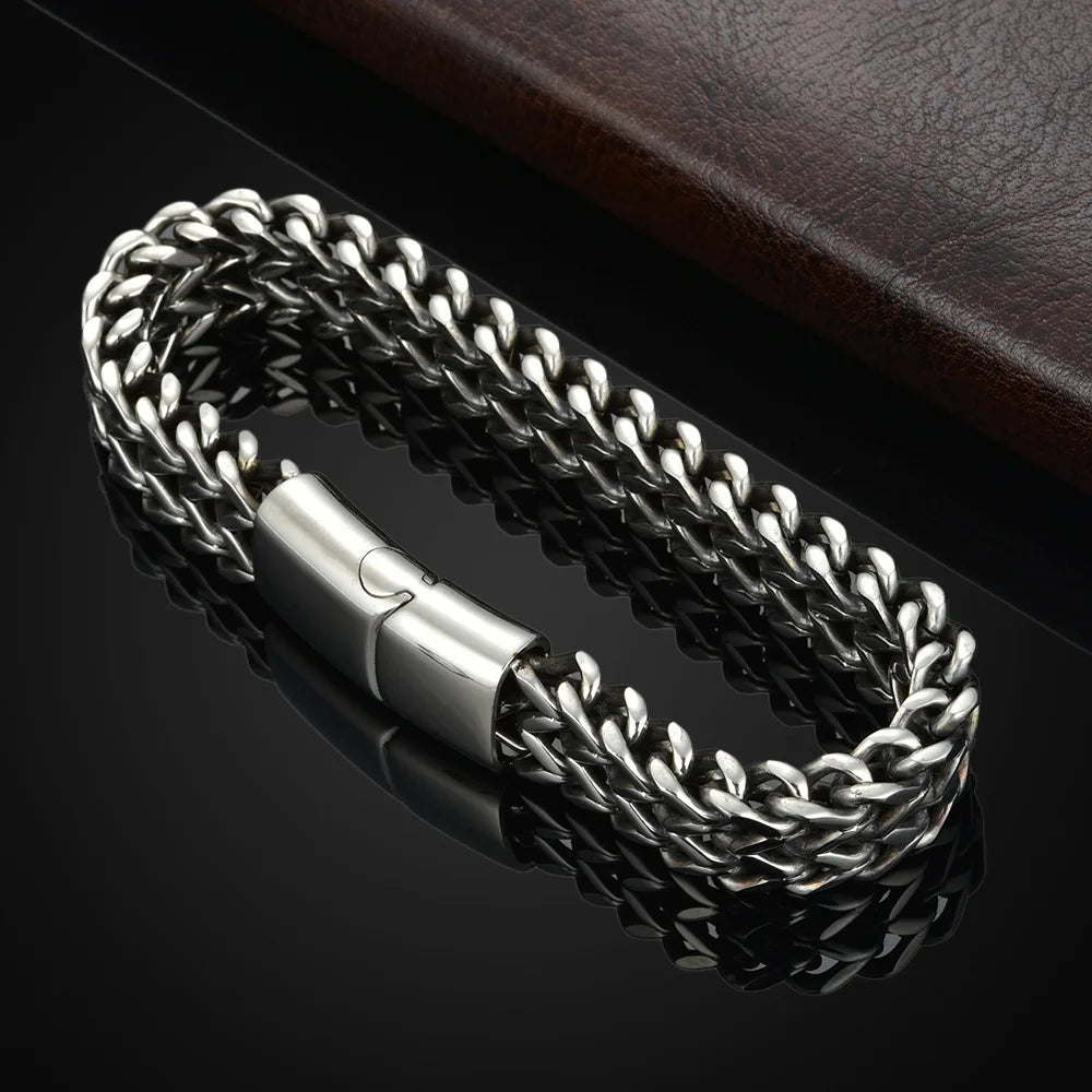 Magnetic Double Steel Bracelet