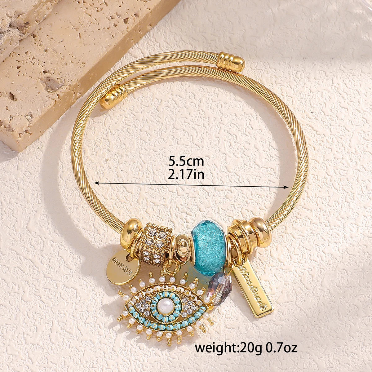 Luxury Evil Eye Beaded Bracelet