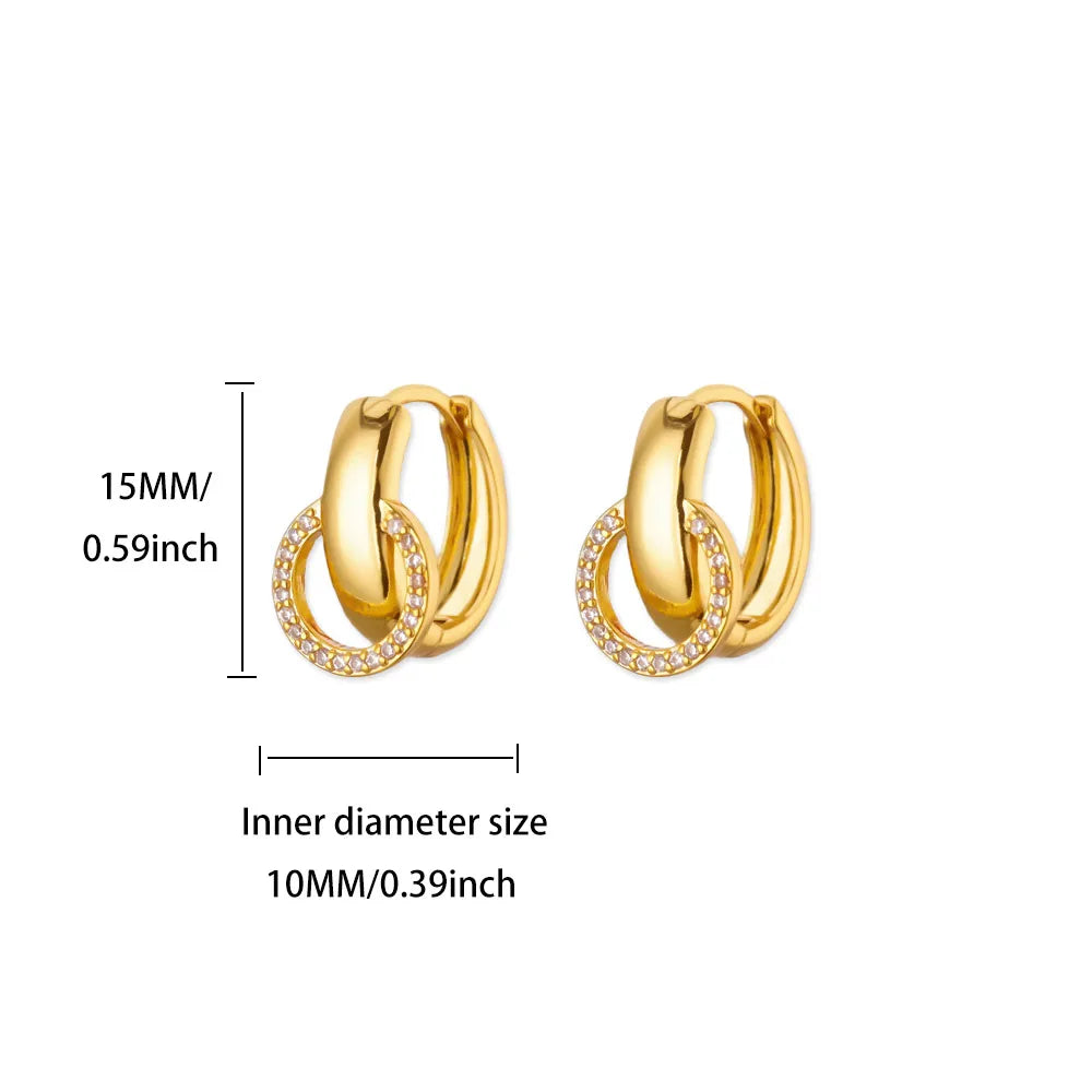 Elegant Gold Plated Earrings